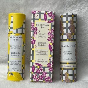 Beekman 1802 Goat Milk Lip Balm Trio